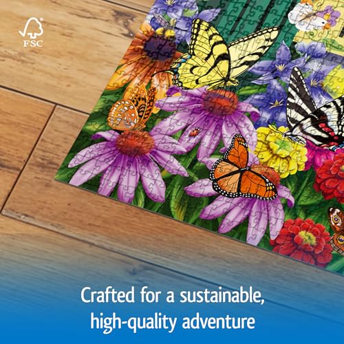 Image of Wonder Forge Garden Neighbors 1000 Piece Jigsaw Puzzle for Adults | Unique, Perfectly-Fitting Pieces | Fun, Vibrant Imagery | Amazon Exclusive
