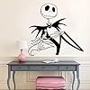 Jack Skellington Vinyl Wall Decal Nightmare Before Christmas Wall Sticker Home Decor Living Room Pumpkin Skeleton Decals 61X57Cm #1