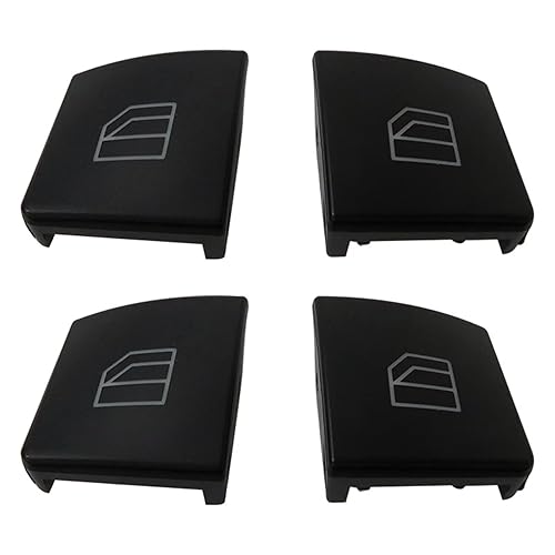 52127-06050,A 204 905 5402, A2049055402 Window Switch Button Cover*4 Replacement for 2015-2019 Mercedes-Benz GLS X166 GLS350D GLS400 GLS500