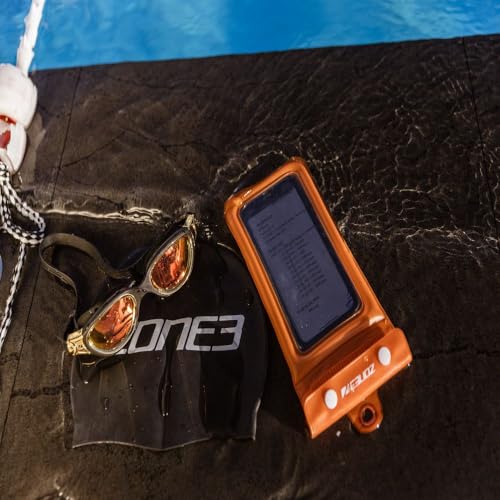 ZONE3 - Custodia Impermeabile Per Cellulare | Borsa Impermeabile Galleggiante Per Nuoto E Sport Acquatici | Protezione Totale Contro L'acqua | Accessorio Sportivo Resistente | Design Trasparente - 5