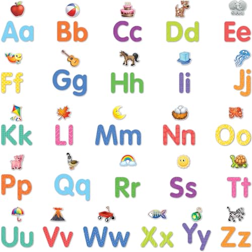 Tableau d'affichage alphabet art grand format TCR8357 aux lettres illustrées