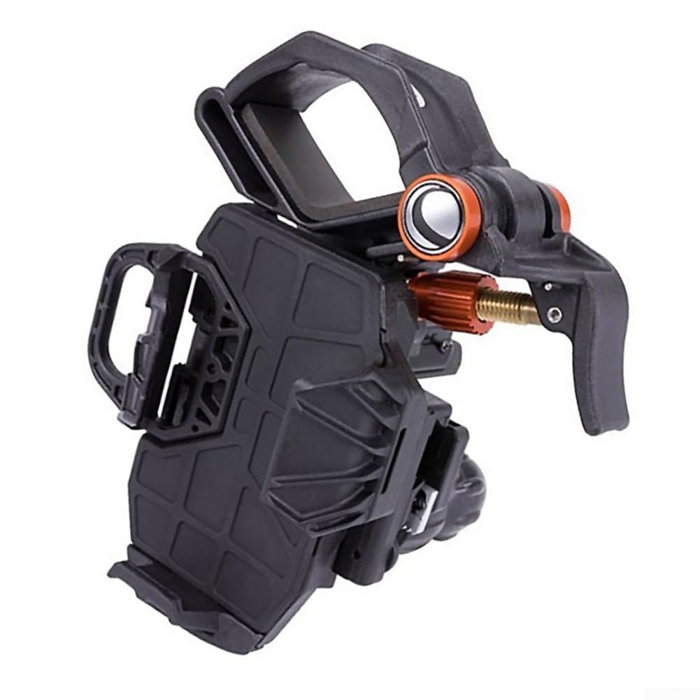 Adaptador de soporte para teléfono móvil para telescopios, monoculares y prismáticos, se adapta a oculares de diámetro de 35 mm a 60 mm, plástico de ingeniería resistente, ángulo de visión