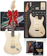 High-Quality DIY Design: The AKLOT DIY electric guitar is crafted for guitar enthusiasts who love building their own instruments, offering a fully customizable experience from body to neck. Versatile Sound Performance: Designed with precision, this D...