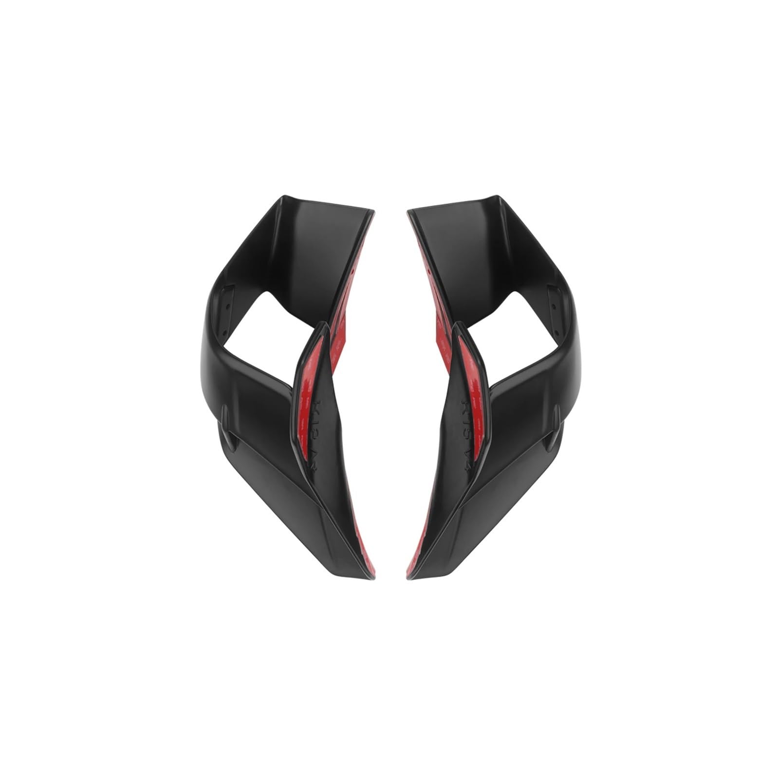 Ailerons de moto fixes R15 V4 améliorant la stabilité aérodynamique noire