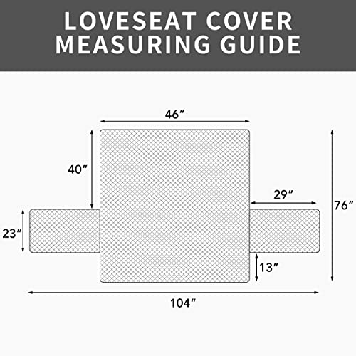 Issuntex Super Anti-Slip Couch Covers For 2 Cushion Couch Sofa, Water Resistant Sofa Cover Quilted Sofa Slipcover Furniture Protectors For Dogs, Pets, Kids (Loveseat, Beige) #TOP5