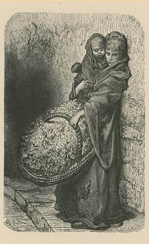 Affiche Femmes vendant des fleurs par Gustave Doré | Graffiti Art Mural 60x90cm