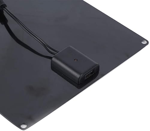 Miniatura 8 de fuwinkr Panel solar de 12 V, cargador de batería solar portátil con clip de batería, resistente al agua, tablero solar de 10 W, carga de teléfono