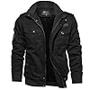 Jaqueta masculina de outono e de inverno camuflagem militar