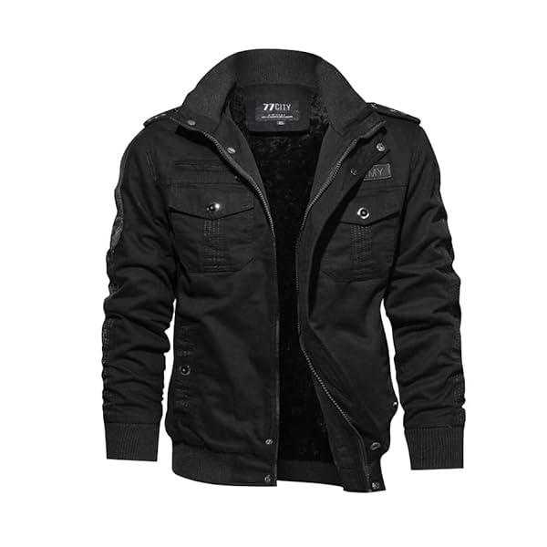 Jaqueta masculina de outono e de inverno camuflagem militar