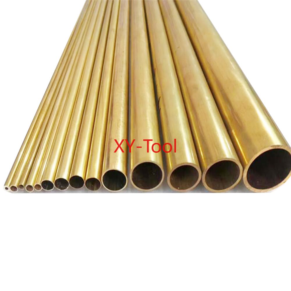 Tube fin en laiton H62 capillaire de haute précision cylindrique ID 4.5 x OD 5.5 mm long 500 mm