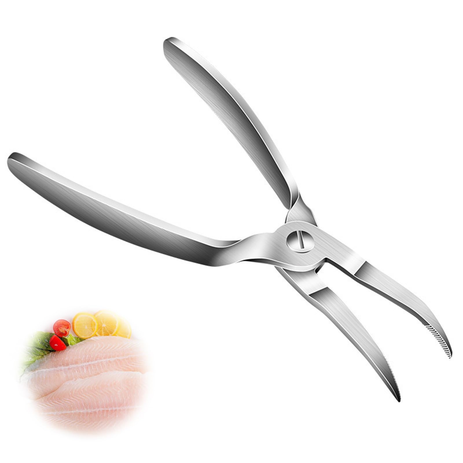 Mirhua 骨抜きピンセット 魚 骨抜き 食器 調理器具 鶏の爪骨をほじくるやっとこ 骨抜き キッチン用品 食品加工工場 多目的 使いやすい 便利 骨抜き 魚 骨取り キッチンハサミ 骨取り魚 ピンセット 料理 魚の骨抜き 骨壷