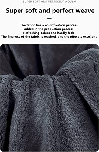 Yiza Bean Bag Chair 5Ft Big Round Soft Fluffy Velvet Bag Chair Cover (No Filler,Cover Only) Living Room Furniture Lazy Sofa Bed Cover For Adults (Dark Grey, 5Ft), 5Ft-01 #TOP1