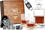 8 WHISKY STONES - Die auffallenden Granit steine sind Handgearbeitet und ersetzen herkömmliche Eiswürfel um den Hochwertigen Whisky nicht zu verdünnen aber trotzdem kühl zu halten.