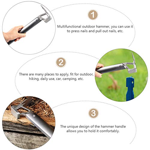 BESPORTBLE, barraca de acampamento, martelo e barraca de martelo para barraca de martelo para acampa