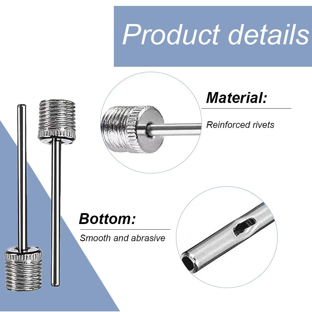 Ago Per Pompa Palloni - 12 Pezzi Per Gonfiare Calcio, Basket, Pallavolo E Altri Sport - Foto 8