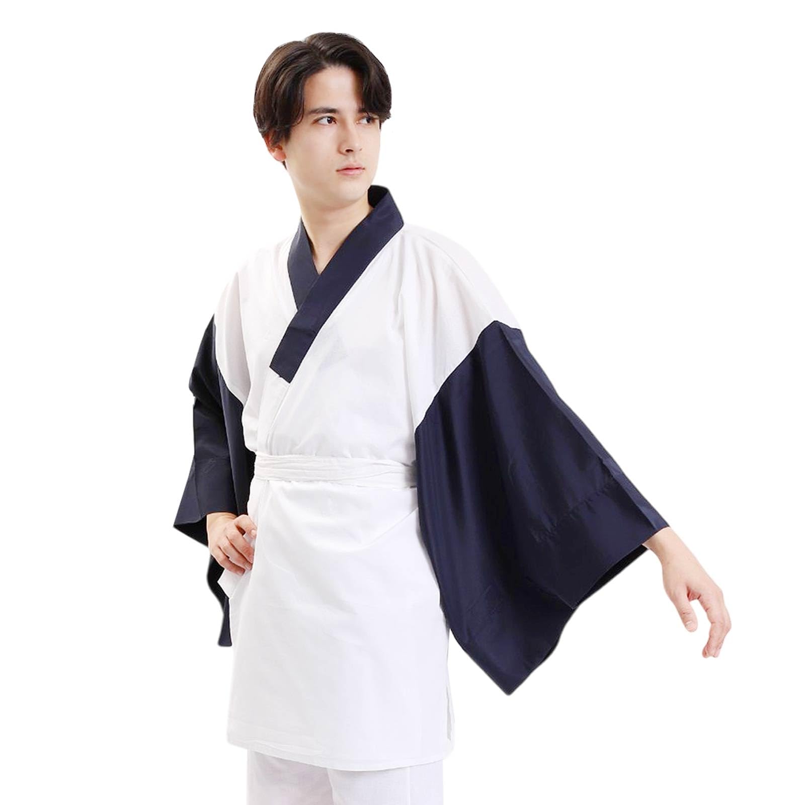 トールサイズ  しつけ付き 紺鼠地にワンチャンいっぱい 半衿付き正絹長襦袢 トールサイズ しつけ付き 紺鼠地にワンチャンいっぱい 半衿付き正絹長襦袢