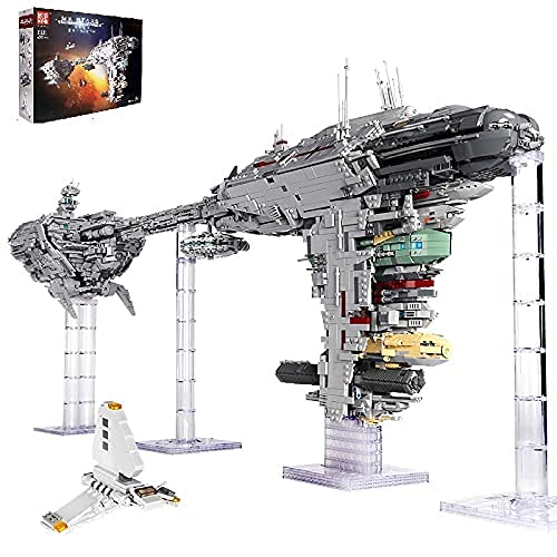 EWWEEQQ Technologie Weltraumfregatte Modell Mold King 21001 6388 Teile Escort Fregatte Raumschiff Großes MOC… – Bild 3