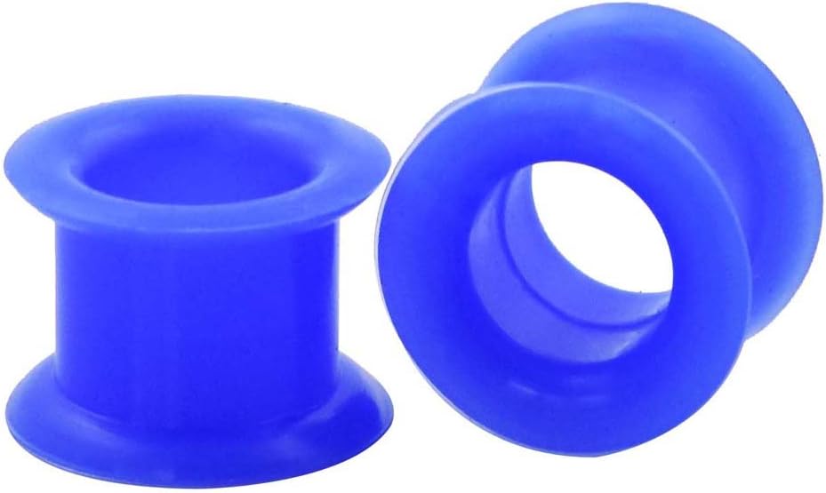 4 Paar Siliconen Vlees Tunnels Plugs, Siliconen Oor Hider