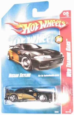 Hot Wheels Web Trading Cars #5 Nissan Skyline Negro PR-5 Ruedas Coleccionables Coche Coleccionista #2008-81 2008