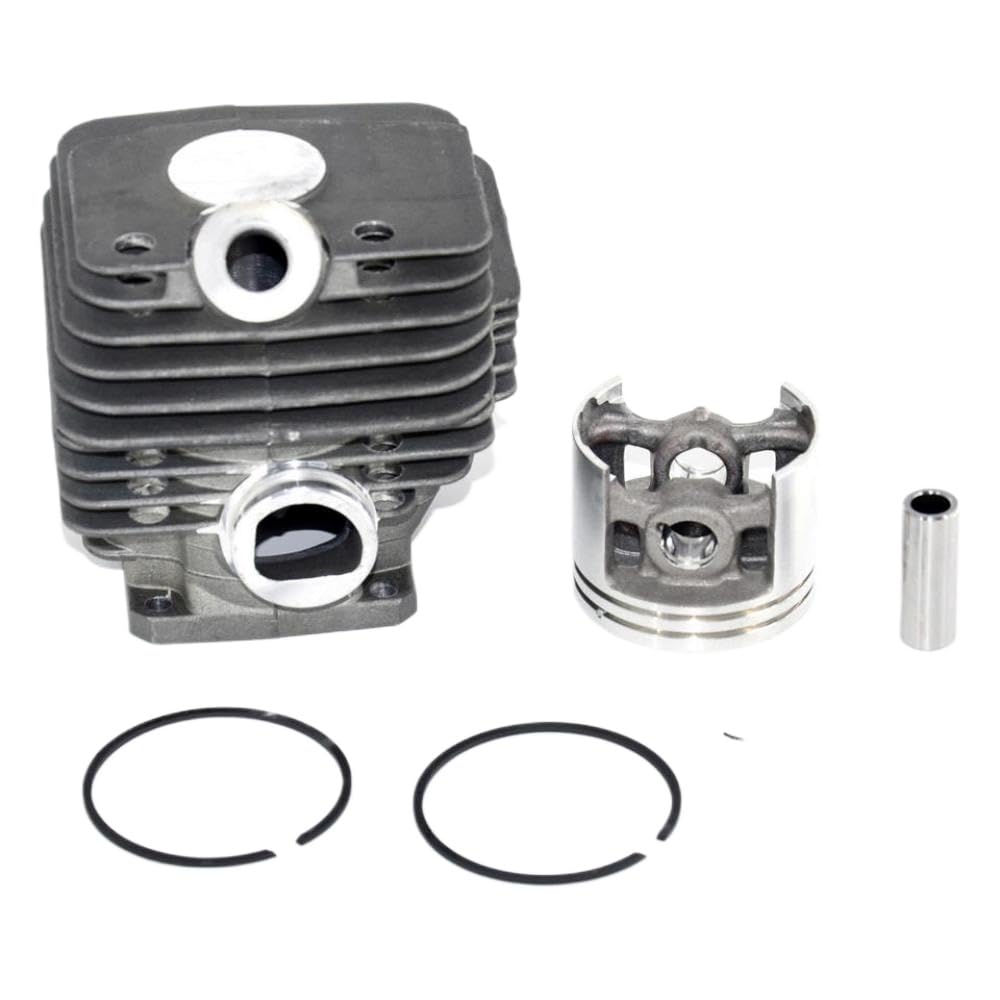 Cylinder Piston and Ring Kit 52mm for Chainsaw Engine Repair Compatible with MS380 MS 380 038