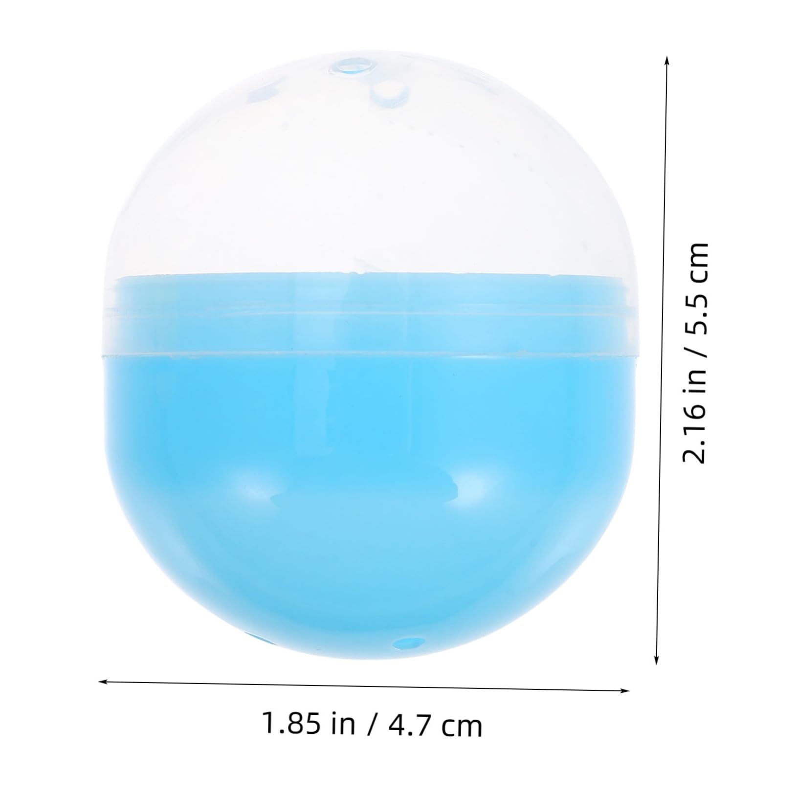 Yardenfun Vending Machine Capsules 50pcs Round Plastic Toy Capsules Boys and Girls Claw Machine Balls for Boys and Girls