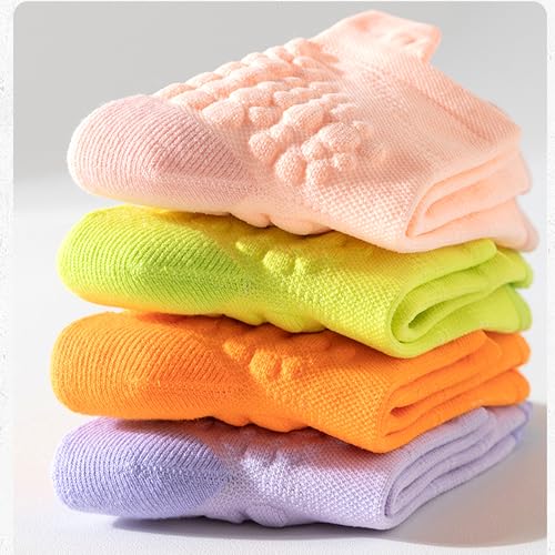 Athletic Ankle Socks 6Pack Thick Protective Sport Comfort Cushioned Running Crew Towel Socks 6-104