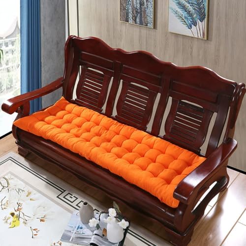 Coussin de siège antidérapant et confortable pour grand banc de jardin 155 x 48 cm