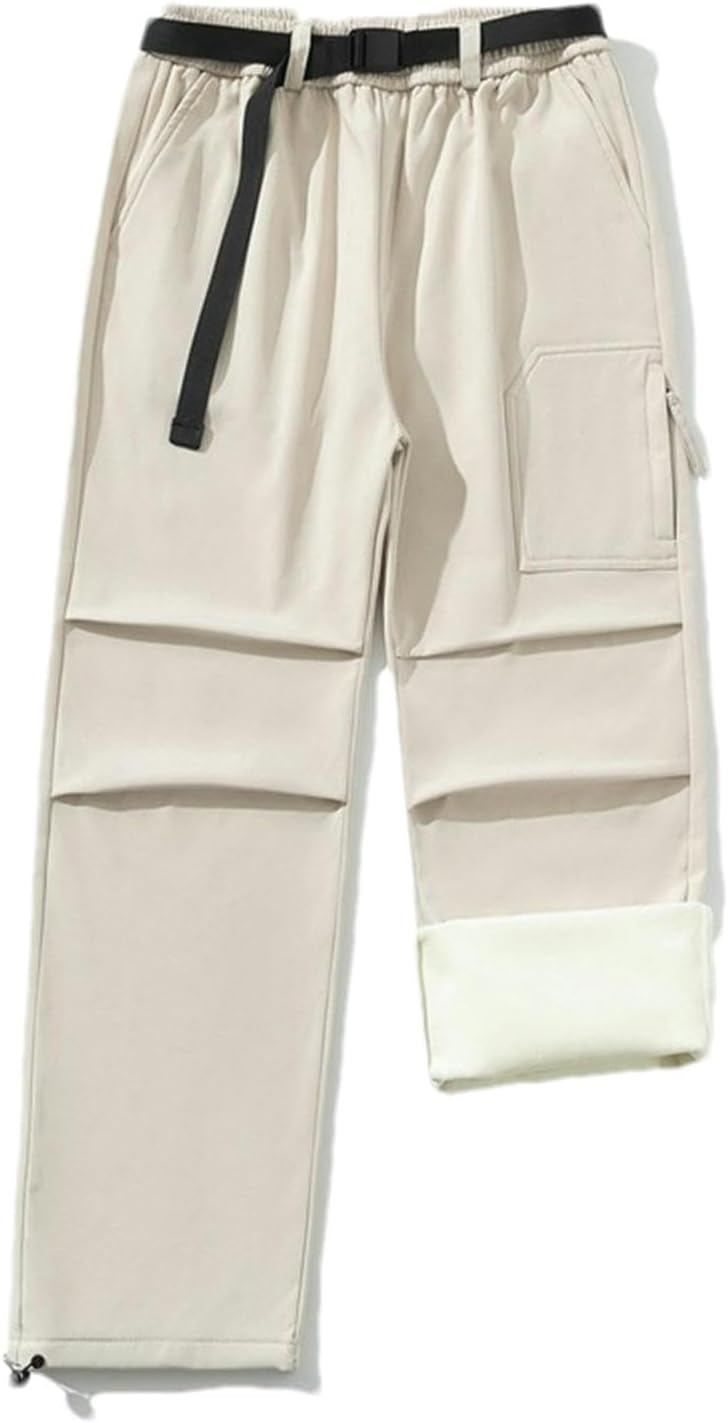 Men's Lightweight Cargo Pants with Multiple Pockets - Durable Outdoor Utility Trousers for Everyday Wear