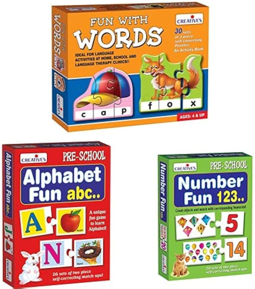 66‐⑩DWE Fun With Words/Fun and Games Buy Creative Educational Aids P. Ltd. Fun with Words Puzzle (Multi
