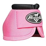 Professionals Choice Equine Ballistic Hoof Overreach Bell Boot, Pair (Medium, Pink)