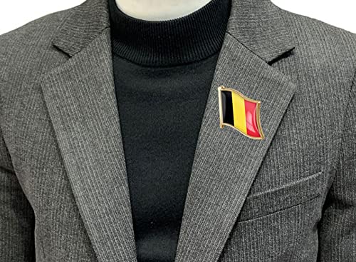 Image of vmcoatdu Country Flag Pin Badge International Travel Brooch Metal Alloy Souvenir Pin for Hat Clothes Backpack