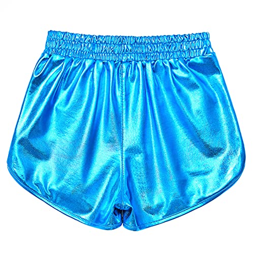 Image of Perfashion Girls Metallic Shorts Sparkly Shiny Hot Pants Gold /Silver /Pink Outfit