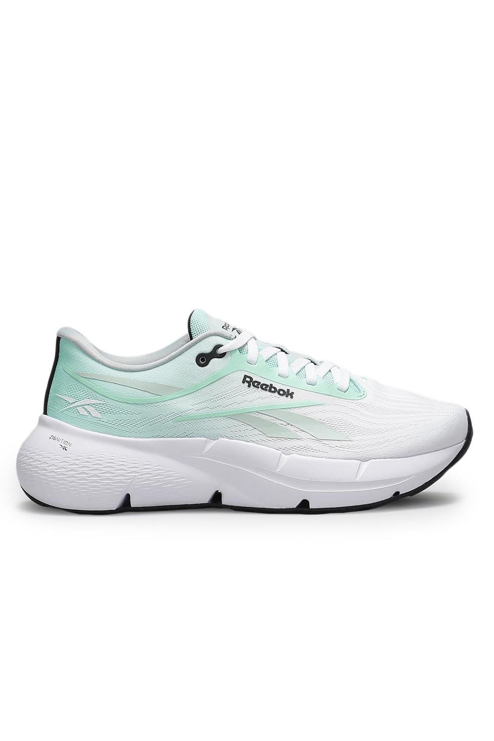 Reebok Women's ZIGNITION Trainers, White/Atomicaqua/Atomicaqua, 40.5 EU