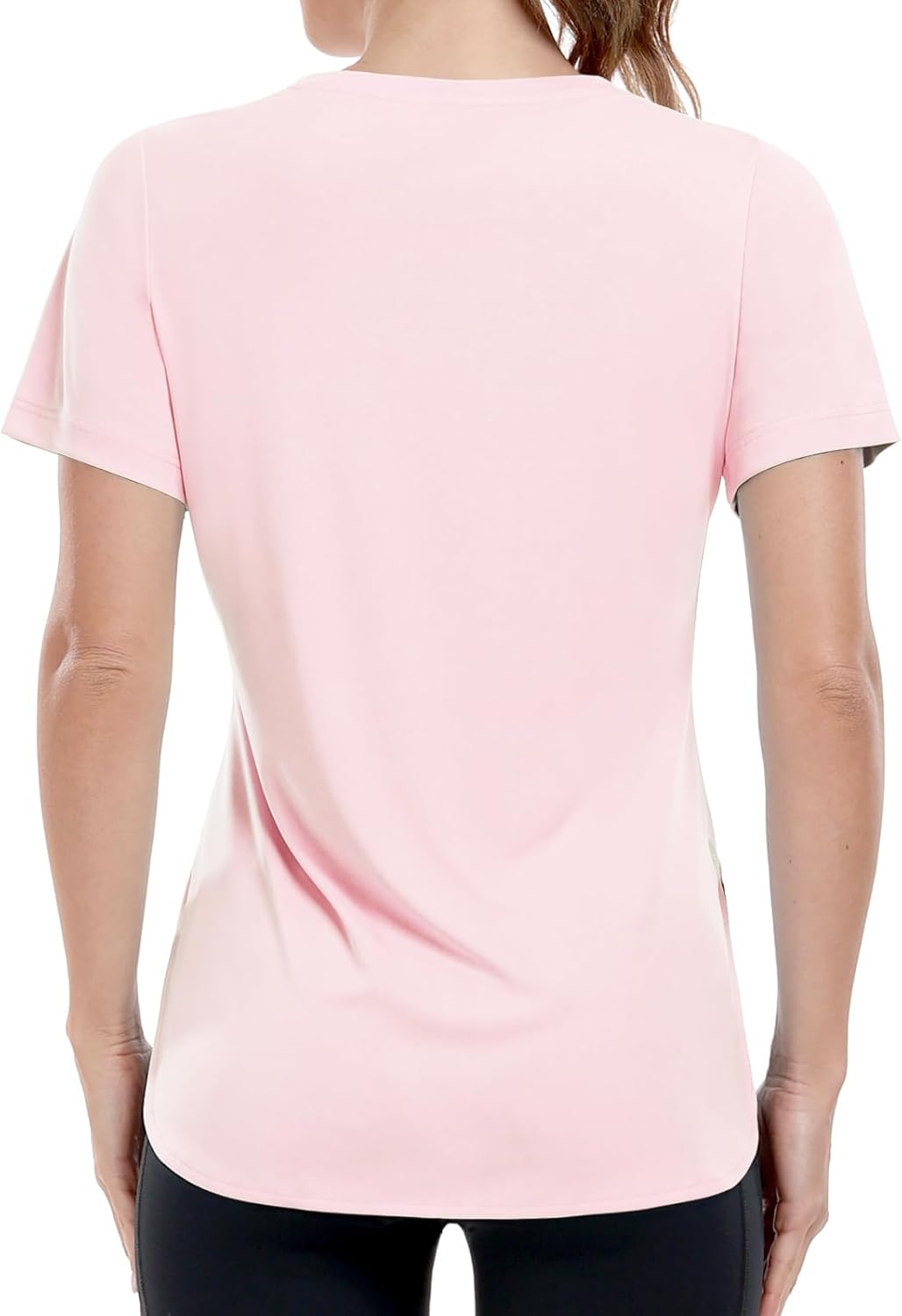 MIER Womens UPF 50+ Sun Protection Workout Tops Short Sleeve UV SPF T-Shirts for Athletic Gym Exercise Yoga, Dry Fit - Image 2