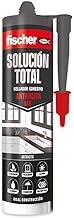 fischer - Solución Total Antracita 290ml | Sellado de Juntas y Adhesión Versátil | Uso Interior y Exterior | Resistente a la Intemperie y Pintable | Fácil Aplicación con Pistola de Silicona