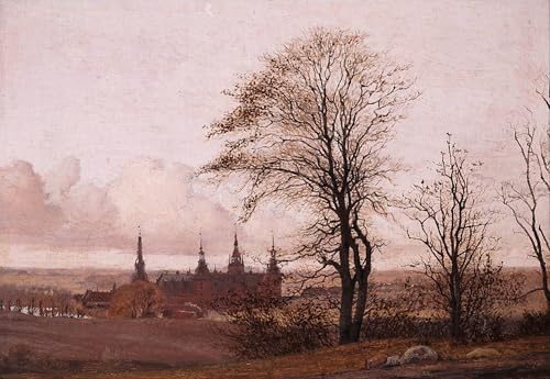 Impression sur toile premium château de Frederiksborg 60x90cm chef-d'œuvre de Købke