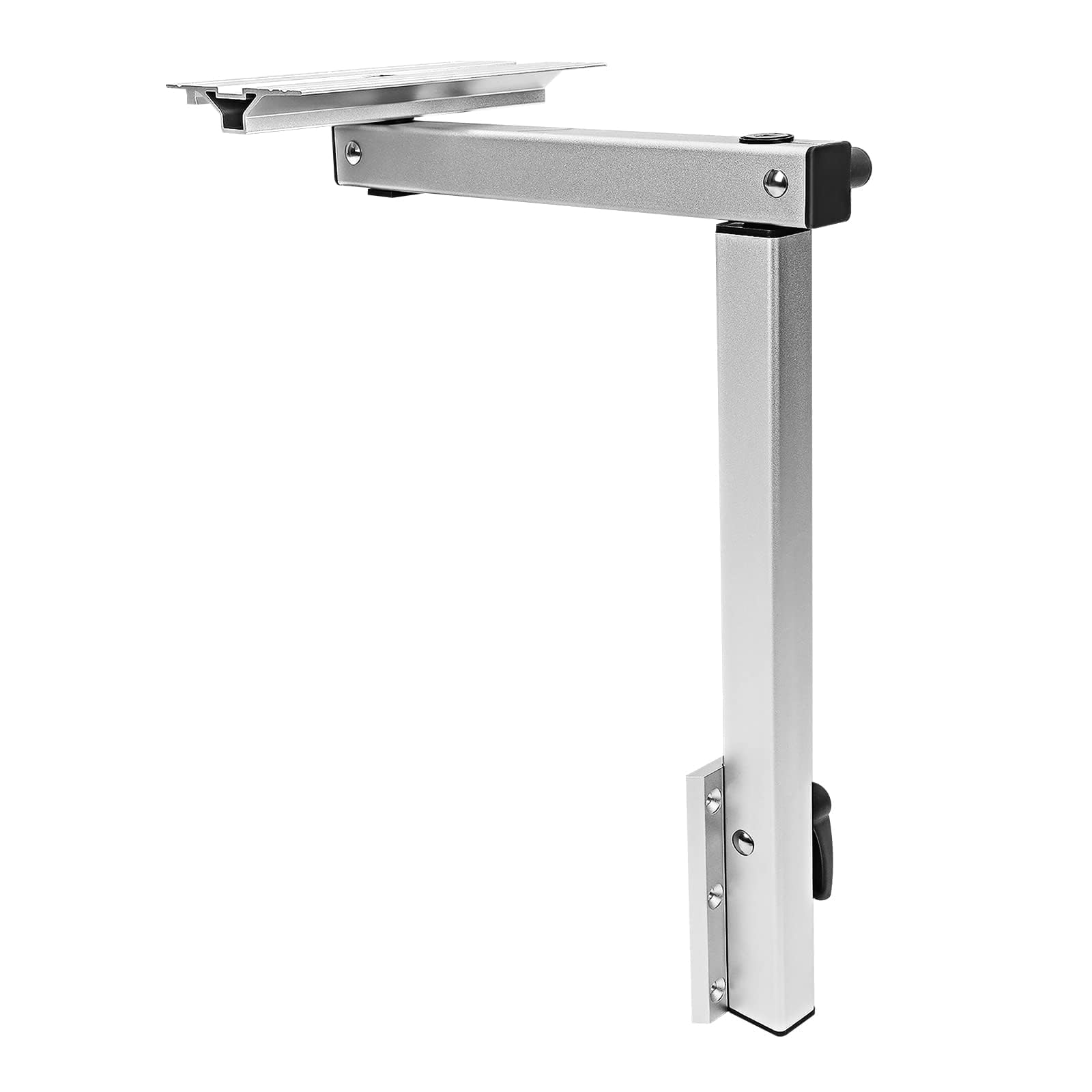 GREENSAPPIRE Adjustable Table Leg Bracket, 360° Swivel Removable Aluminum Alloy Bracket for RV & Caravan