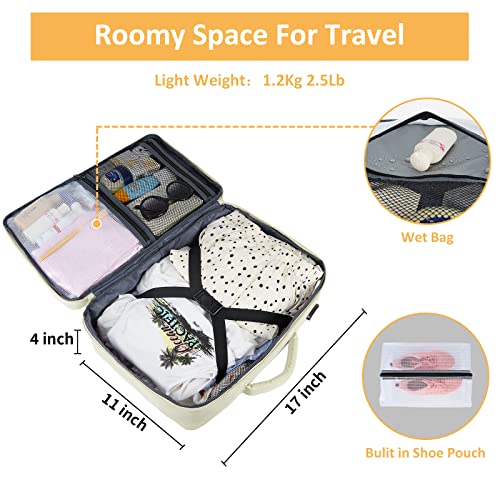 Travel Backpack For Women, Carry On Backpack With Usb Charging Port & Shoe Pouch, Tsa 15.6Inch Laptop Backpack Flight Approved, College Gym Bag Casual Daypack For Weekender Business Hiking, Beige #TOP4