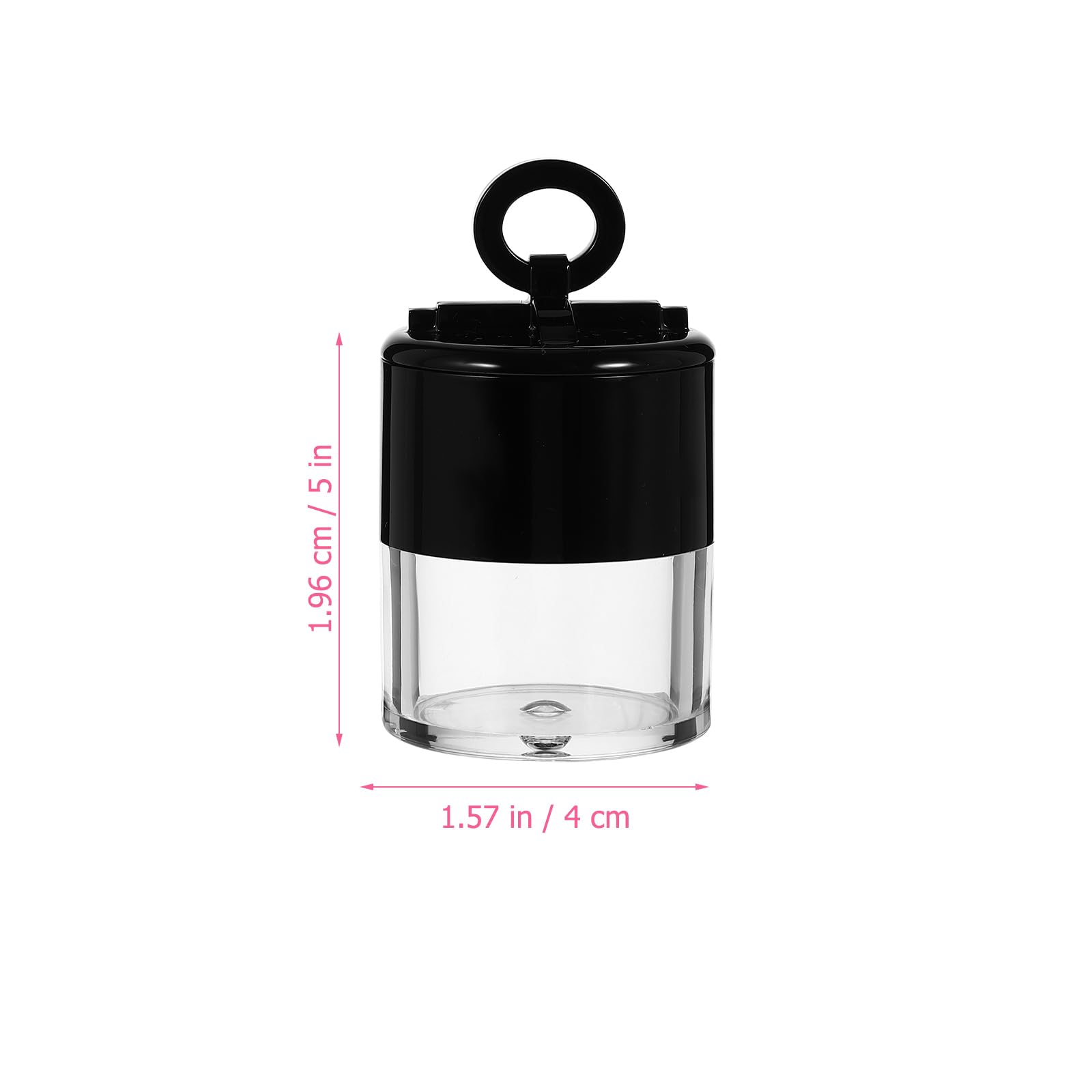 FOMIYES Face Powder Jar, Sponge Powder Puff Reusable Loose Powder Case Makeup Puff Case Cosmetic Powder Container for Storing Cosmetics Or Art Supplies