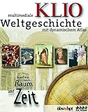 Klio multimediale Weltgeschichte mit dynamischem Atlas, 1 CD-ROM Surfen durch Raum und Zeit. Für Windows 9x/NT 4.0 ab ServicePack4. Mehr als 20.000 Artikel, Bilder u. Animationen