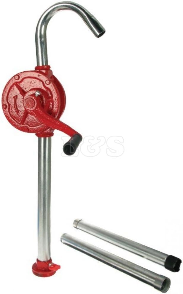 45 Gallon Cast Iron Rotary Barrel Pump 