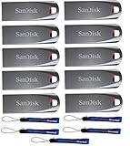 SanDisk (Ten Pack) Cruzer Force Flash Drive USB 2.0 Bundle with (5) Everything But Stromboli...