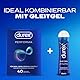 Durex Performa Kondome – Angenehmen Geruch, komfortablen Sitz und leichtes Abrollen – Mit 5% benzocainhaltigem Gel in der Kondomspitze – Befeuchtet & transparent – 40er Pack (1 x 40 Stück)