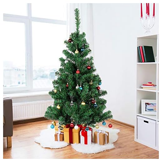 Uten Sapin de Noël Artificiel, Arbre de Noël, Naturel Vert, Matière PVC, Socle en Métal et Support en Métal Détachable(180cm)