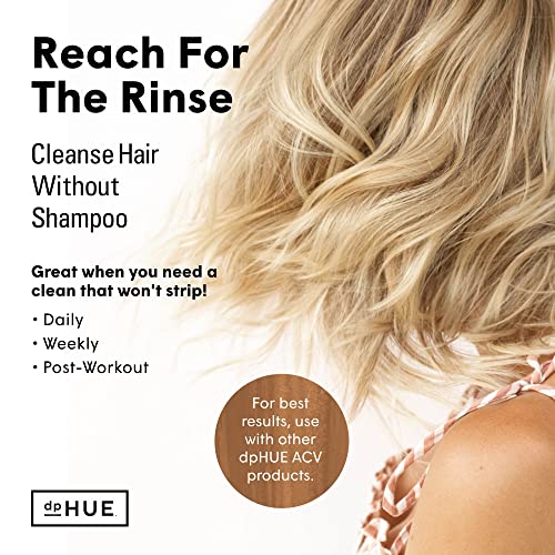 Dphue Apple Cider Vinegar Hair Rinse, 8.5 Oz - Shampoo Alternative & Scalp Cleanser - Removes Buildup & Protects Natural Hair Oils #TOP3