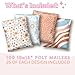 Picksie Mailers - Boho Poly Mailers 10x13 100 Pack Bundle Bulk Polymailers Shipping Supplies for Small Business Boutique Envelope for Clothing Cute Designer Plastic Bags - Boho Bundle