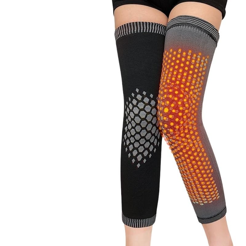 Breathable Knee Pads with Warm Fleece Polyester Padding to Protect The Legs