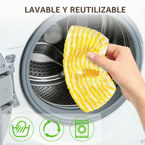 Miniatura 4 de 10 Piezas Paño Recambio Para Kärcher Fundas Para Boquilla Manual Kit, Para Kärcher Easyfix Sc 1, Sc 2, Sc 3, Sc 4, Sc 5 Microfibra Funda De Repuesto, Para Recogida De Suciedad