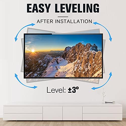 Mounting Dream TV Wall Mount Bracket Swivel and Tilt for Most 26-55 Inch LED, LCD and OLED Flat Screen TVs up to VESA 400x400mm and 27 kg with Fischer Wall Plug, Corner TV Bracket MD2377-02