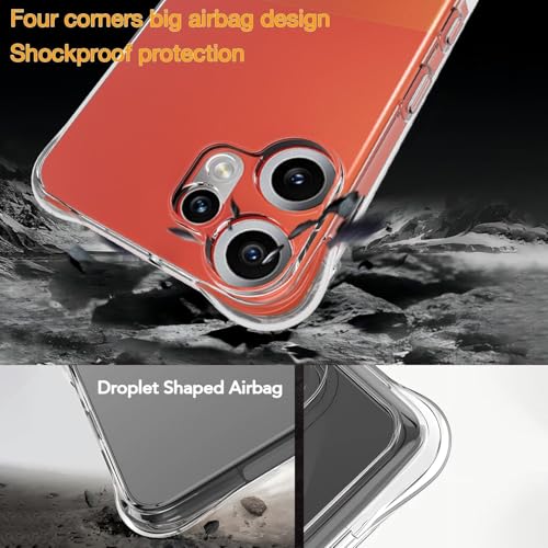 Image of Magnetic Case for CMF Phone 2 Pro 5G Compatible with MagSafe, Shockproof Phone Bumper Cover, Anti-Scratch Clear Back (Clear) Plastic